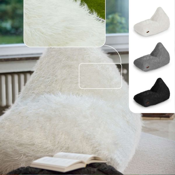 Green Bean Sitzsack Felloptik Indoor 150x100x100cm günstig online kaufen