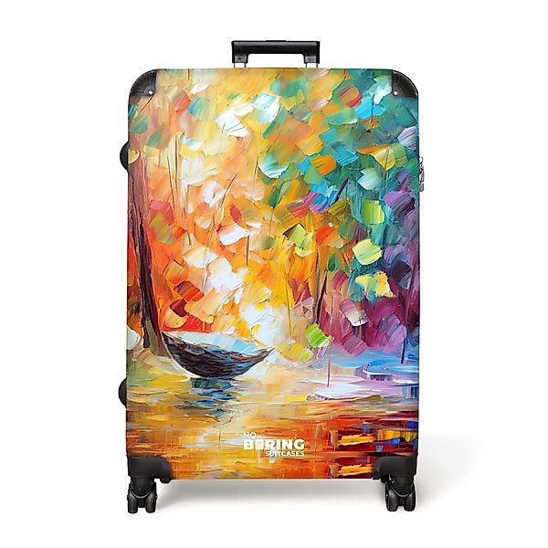 NoBoringSuitcases.com© Hartschalen-Trolley Bunt - Ölfarbe - günstig online kaufen