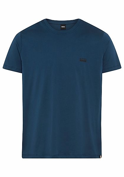 BOSS T-Shirt, Rundhals, Jersey, kleines Logo, regular fit günstig online kaufen