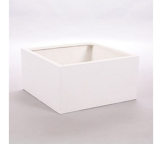 Elegant Einrichten Pflanzkübel Fiberglas niedrige quadratisch 50x50x20cm pe günstig online kaufen