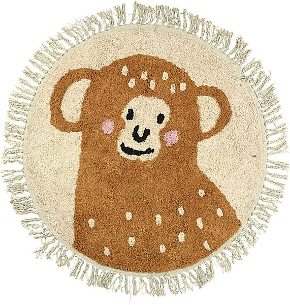 Koopman Kinderteppich Braun, Höhe: 1 mm, günstig online kaufen