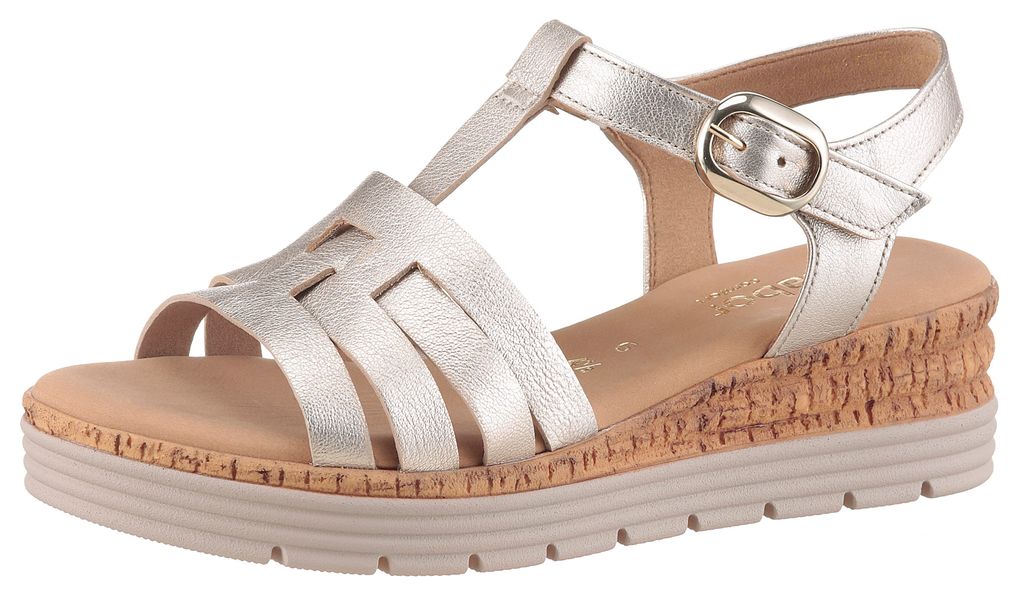 Gabor GENUA Keilsandalette, Riemchensandale, Sommerschuh mit günstig online kaufen