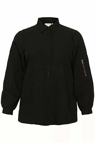KAFFE Curve Langarmhemd Langarm - Hemd KCbella Große Größen günstig online kaufen