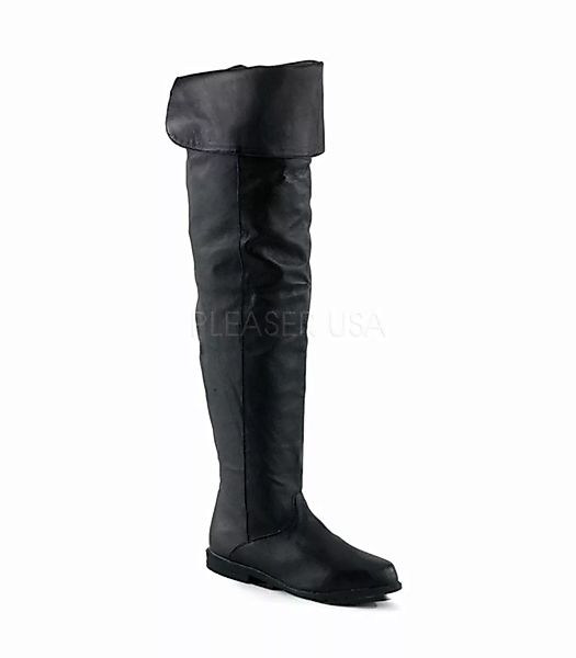 Funtasma Overknee Stiefel  RAVEN-8826 Schwarz Leder (P) (Schuhgröße: EUR 44 günstig online kaufen