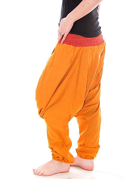 Vishes Haremshose Baumwoll Haremshose mit farbigem günstig online kaufen