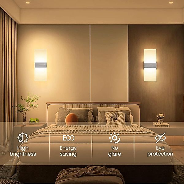 ZREE LED Wandleuchte Wandleuchte LED Innen günstig online kaufen