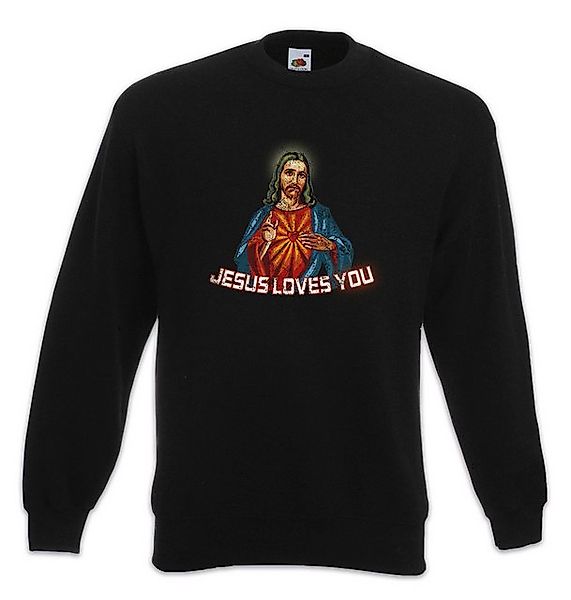 Urban Backwoods Sweatshirt Jesus Loves You Sweatshirt Religion Christs Chri günstig online kaufen