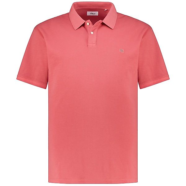 s.Oliver Basic-Poloshirt Farbe korallrot Größe: 5XL günstig online kaufen