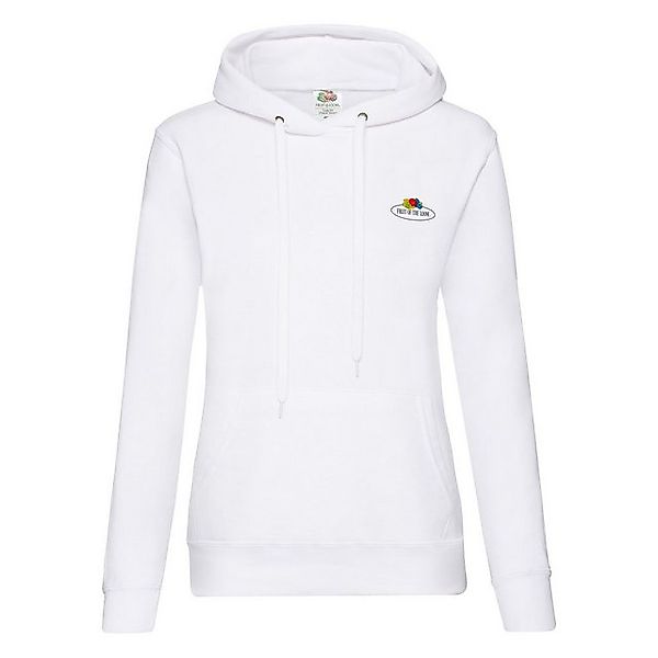 Fruit of the Loom Kapuzensweatshirt Damen Kapuzenpullover mit Vintage-Logo günstig online kaufen
