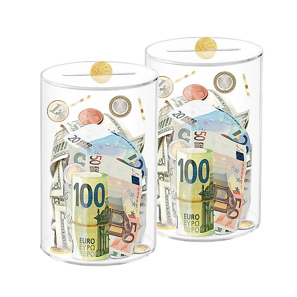 BlingBin Spardose Acryl-Spardose für Erwachsene zum günstig online kaufen