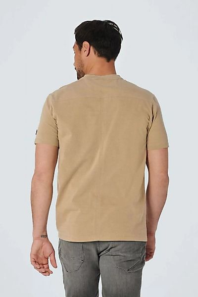 No Excess T-Shirt Knopf Khaki - Größe M günstig online kaufen