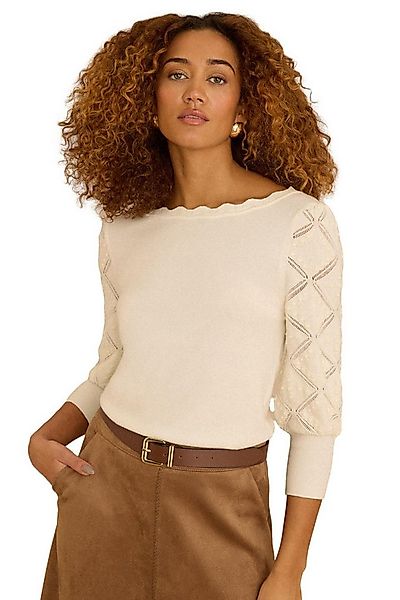 Love & Roses 3/4 Arm-Pullover Love & Roses Strickpulli mit 3/4-Ärmeln, Regu günstig online kaufen