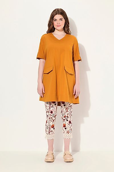 Ulla Popken Tunika Tunika V-Ausschnitt Taschen günstig online kaufen