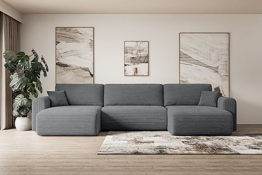 ALTDECOR Wohnlandschaft ORRO-U, Couch mit Schlaffunktion, Wohnzimmer - Wohn günstig online kaufen