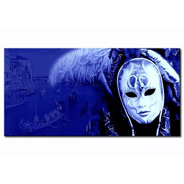 Wandbild Venedig – Kobalt-Karneval  XXL günstig online kaufen