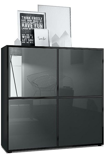 Vladon Highboard Cuba V2 (Schrank, 104 x 105,5 x 35,5 cm Sideboard mit 8 Fä günstig online kaufen