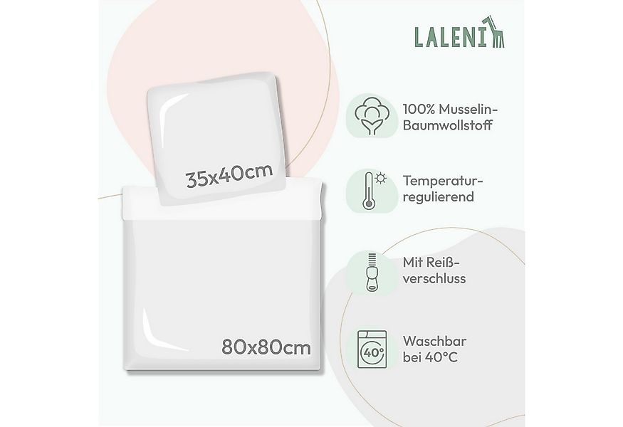 Laleni Kinderbettwäsche Kinderbettwäsche aus Baumwolle - Musselin Bettwäsch günstig online kaufen