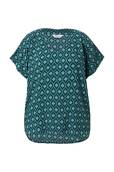 Studio Untold Druckbluse Blusenshirt oversized Rauten günstig online kaufen