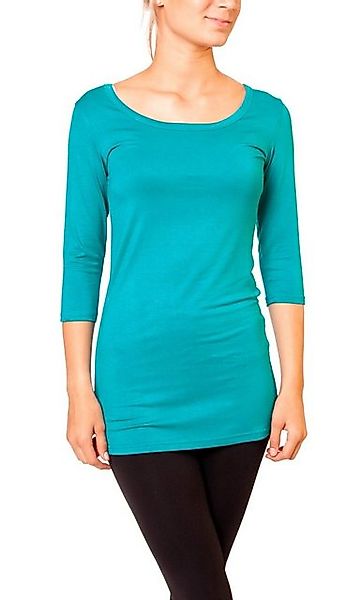 Muse Rundhalsshirt Basic 3/4 Arm Longshirt günstig online kaufen