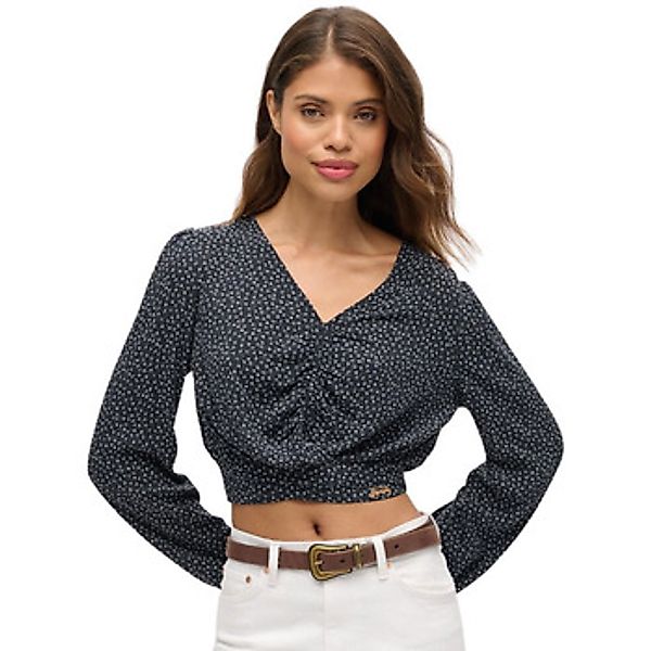 Superdry  Blusen Blouse noué sur le devant femme  Vintage günstig online kaufen