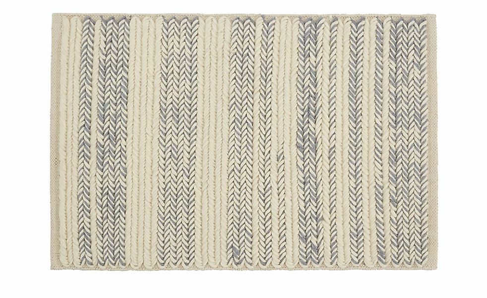 Handwebteppich  Baltic Breeze ¦ beige ¦ Baumwolle,Wolle ¦ Maße (cm): B: 160 günstig online kaufen