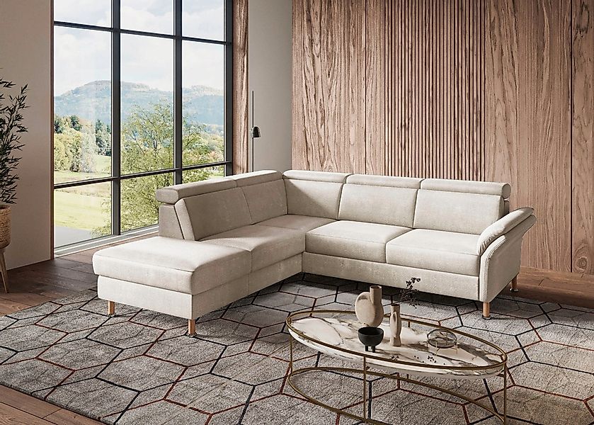 Home affaire Ecksofa »Calypso L-Form«, mit Relaxfunktion motorisch im Sofa günstig online kaufen