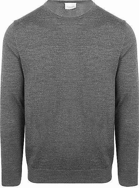 Profuomo Pullover Merinowolle Grau - Größe XL günstig online kaufen