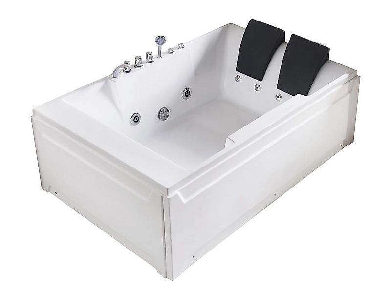 Whirlpool Badewanne - 2 Personen - 515 L - 182 x 122 x 62 cm - Ecke Rechts günstig online kaufen