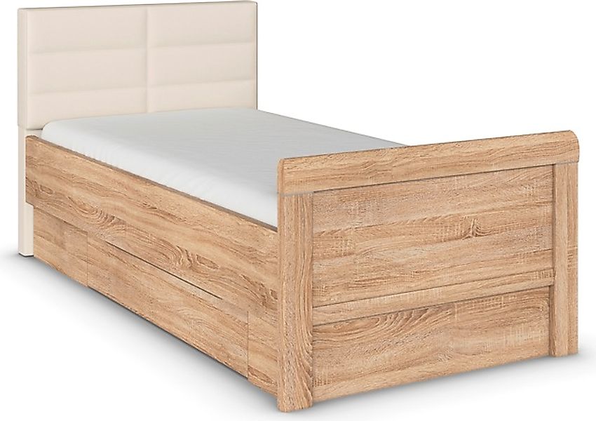 rauch Stauraumbett »Bett Einzelbett Stollenbett Bettkästen EVELYN«, in Komf günstig online kaufen