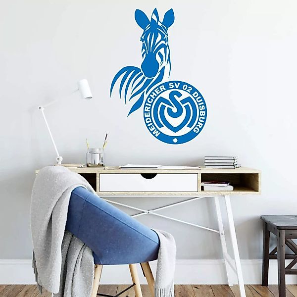 Wall-Art Wandtattoo "Fußball MSV Duisburg Logo" günstig online kaufen
