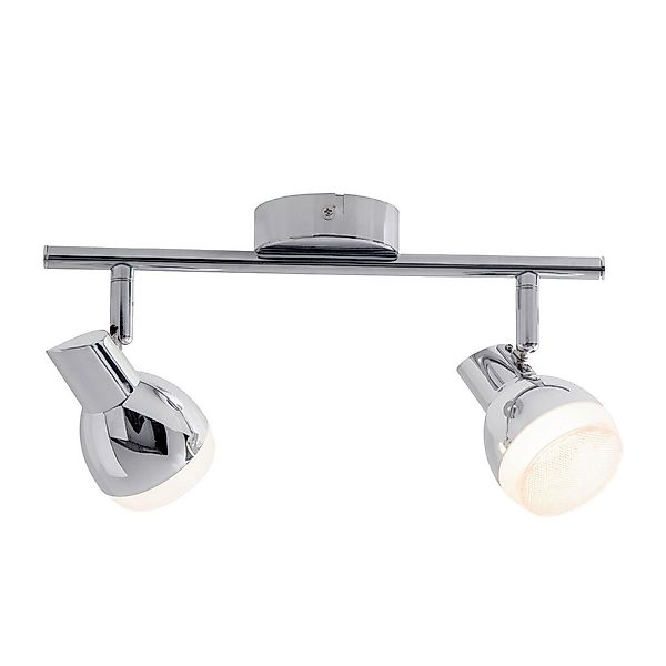 Näve Leuchten LED-Spot Chrom Kunststoff Metall B/H/T: ca. 30x13x8 cm 2 Bren günstig online kaufen