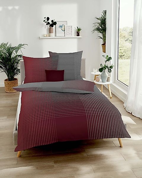 Kaeppel Bettwäsche "Master" 3 Stk. tlg. mit Karomuster günstig online kaufen