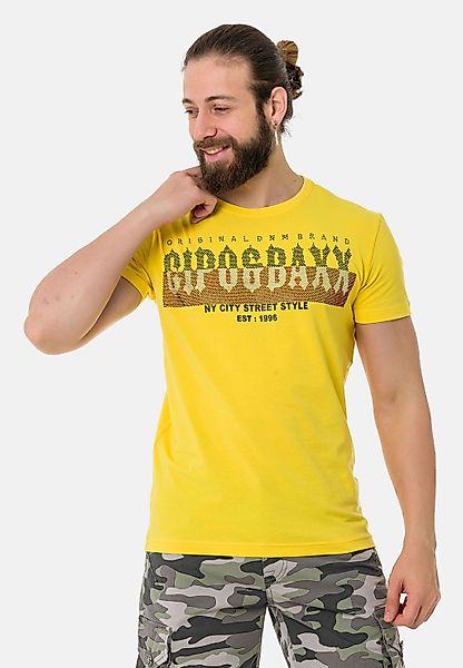 Cipo & Baxx T-Shirt "T-Shirt", mit markantem Print günstig online kaufen