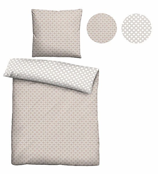 Castell - Markenbettwäsche Wendebettwäsche "0400868" 2 Stk. tlg. hautsympat günstig online kaufen