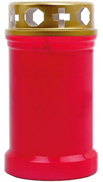 HS Candle Grabkerze (1-tlg), Grabkerze Grablicht Grableuchte mit goldenem D günstig online kaufen