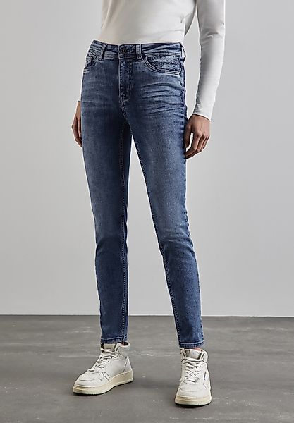 STREET ONE Slim-fit-Jeans, aus Baumwolle mit Stretchanteil günstig online kaufen