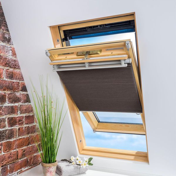 Liedeco Dachfensterplissee "Universal Dachfenster-Plissee" verdunkelnd ener günstig online kaufen