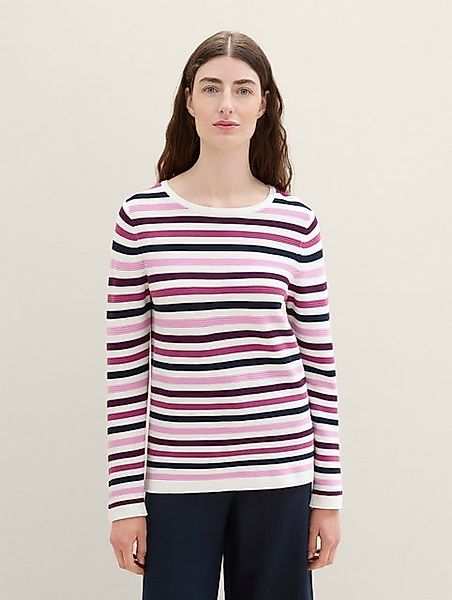 TOM TAILOR Rundhalspullover (1-tlg) Weiteres Detail günstig online kaufen