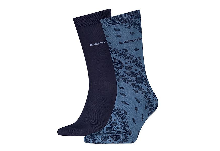 Levi's® Socken LEVIS REG CUT BANDANA PRINT (2 Paar) softer Cotton-Mix, schm günstig online kaufen