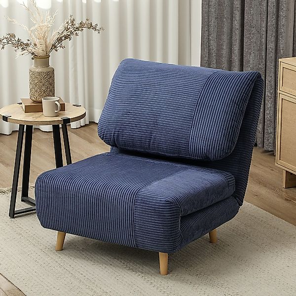 HOMCOM Sessel Verstellbar Klappmatratze Gästebett (Schlafsessel, günstig online kaufen