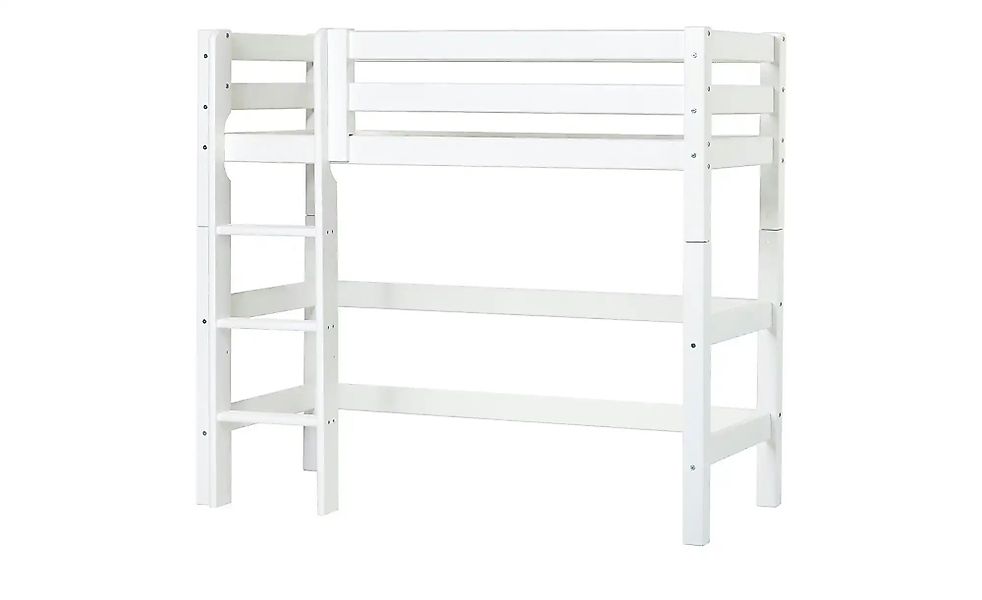 Hoppekids Hochbett  ECO Luxury ¦ weiß ¦ Maße (cm): B: 84 H: 150 Betten > Be günstig online kaufen