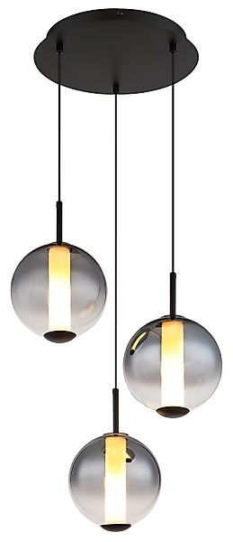 GLOBO LIGHTING Hängeleuchte »LACY« LED-Modul 1 Stk. Warmweiß Hängelampe Ess günstig online kaufen