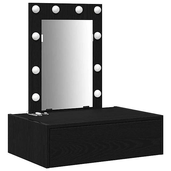 vidaXL Schminktisch mit Speicher Schwarz 60 x 40 x 70 cm Holzwerkstoff 8652 günstig online kaufen