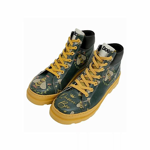 DOGO Winterboots "Adriana Queen Bee Damen Stiefeletten", Handgefertigt günstig online kaufen