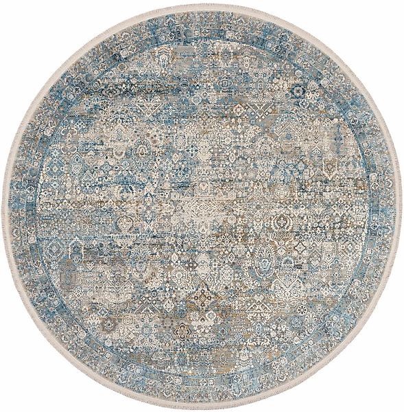 OCI DIE TEPPICHMARKE Teppich "TADI" rund 8 mm Höhe Wohnzimmer günstig online kaufen