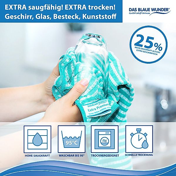 Das Blaue Wunder® Geschirrtuch EXTRA Premium günstig online kaufen