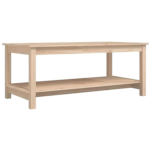 vidaXL Couchtisch 110x55x45 cm Massivholz Kiefer Modell 1 günstig online kaufen