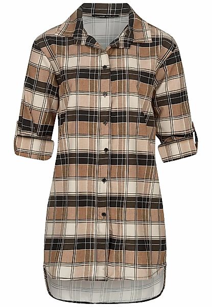 CLOUD 5IVE Klassische Bluse "CLOUD 5IVE Turn Up 3/4 Arm Bluse kariert small günstig online kaufen