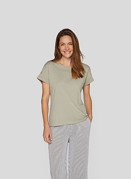 Rabe Print-Shirt "Rabe Elegantes T-Shirt mit funkelnden Details" günstig online kaufen