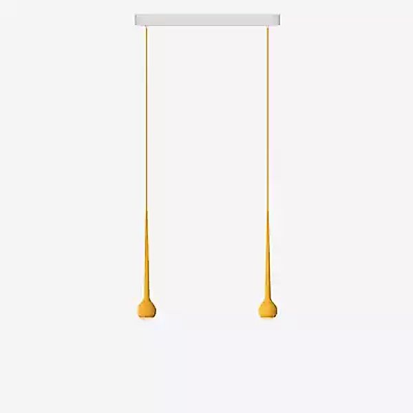 Grau Falling Sun Trace Pendelleuchte LED 2-flammig, orange - 200 cm günstig online kaufen